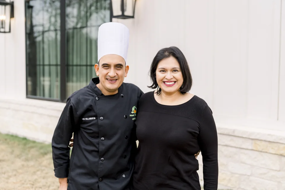Chef Javier and Linda Villanueva together